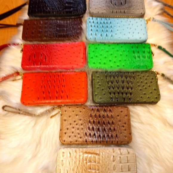 Bundle of 10 Tritexture Single Zipper Wallets - Picture 4 of 10